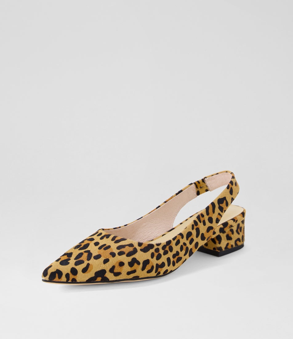 Thelma Leopard Pony Heels