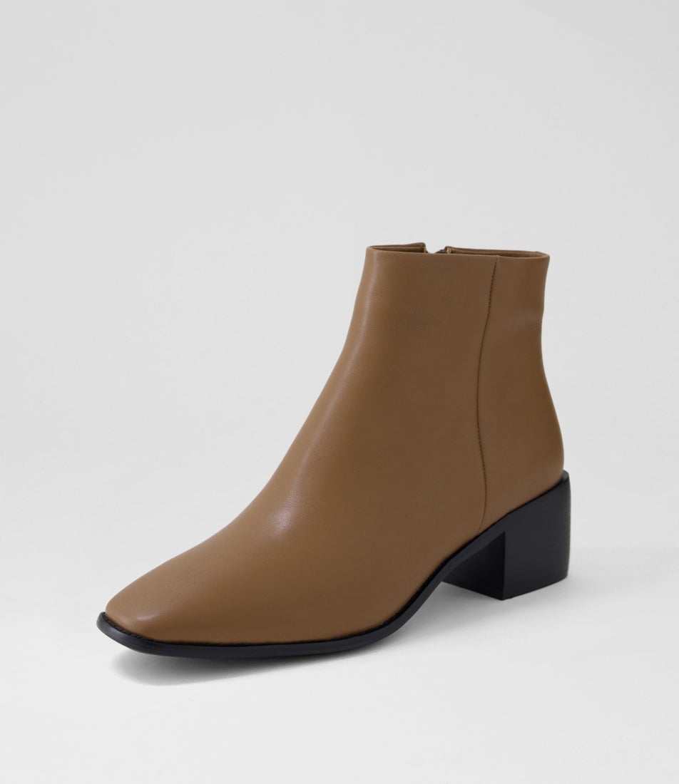 Joo Pecan Ankle Boots