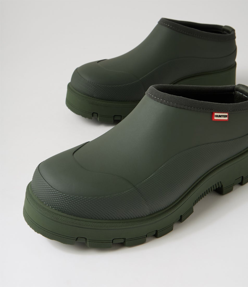 Elements Clog Dark Olive Rubber Flat Shoes