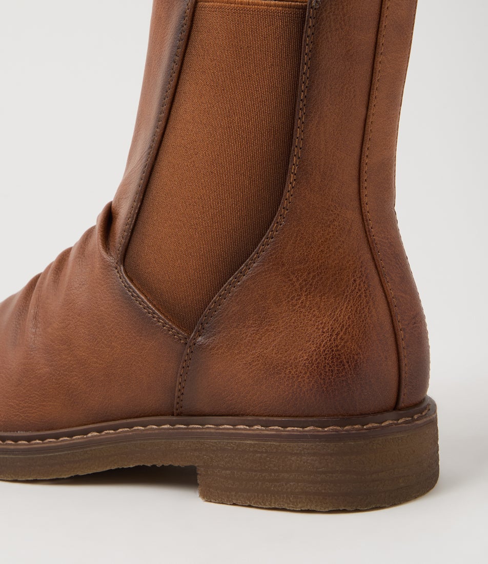 Brandan Cognac Ankle Boots