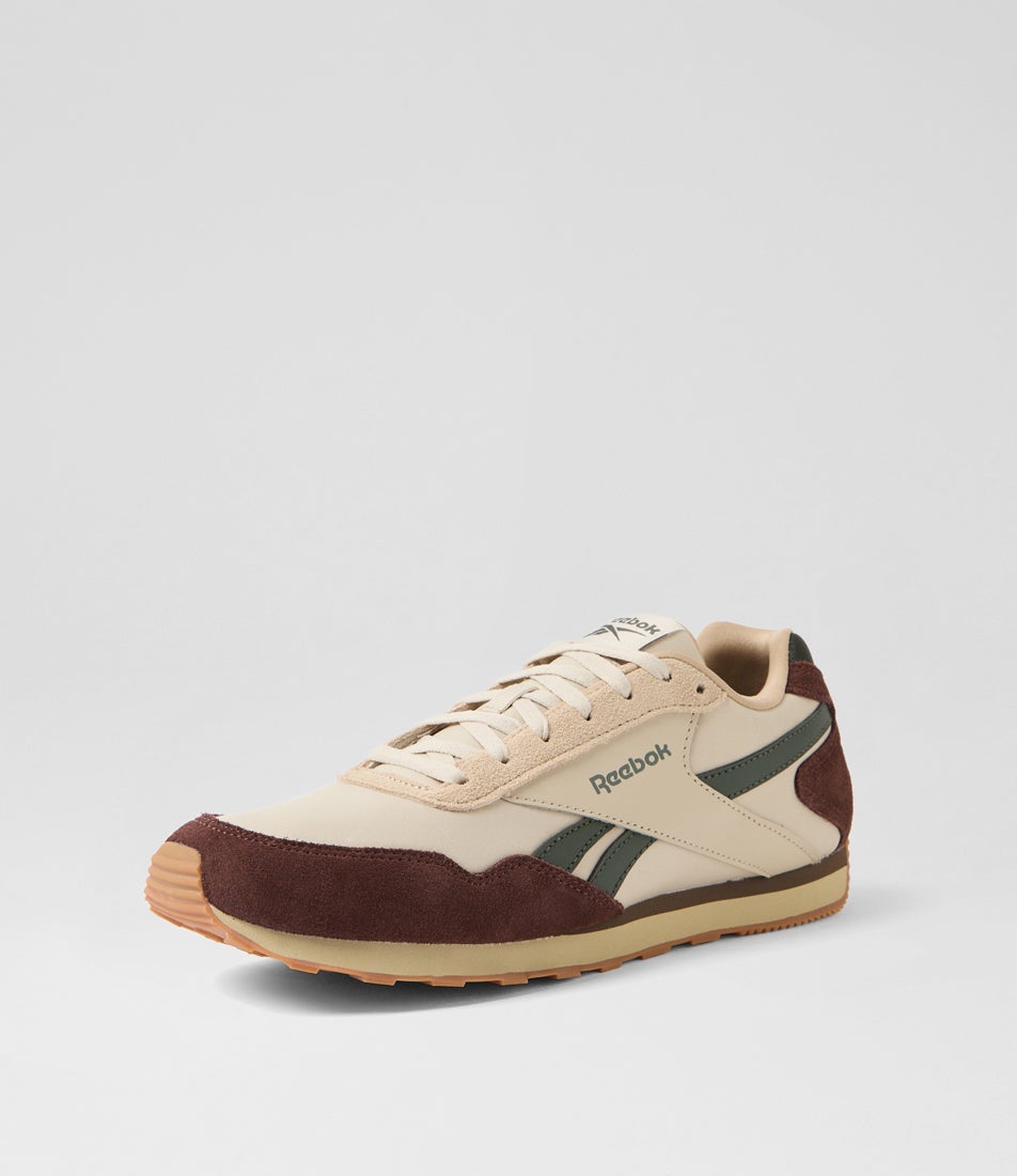 Glide Low M Beige Campus Brown Green Fabric Sneakers Glide Low M Beige Campus Brown Green Fabric Sneakers