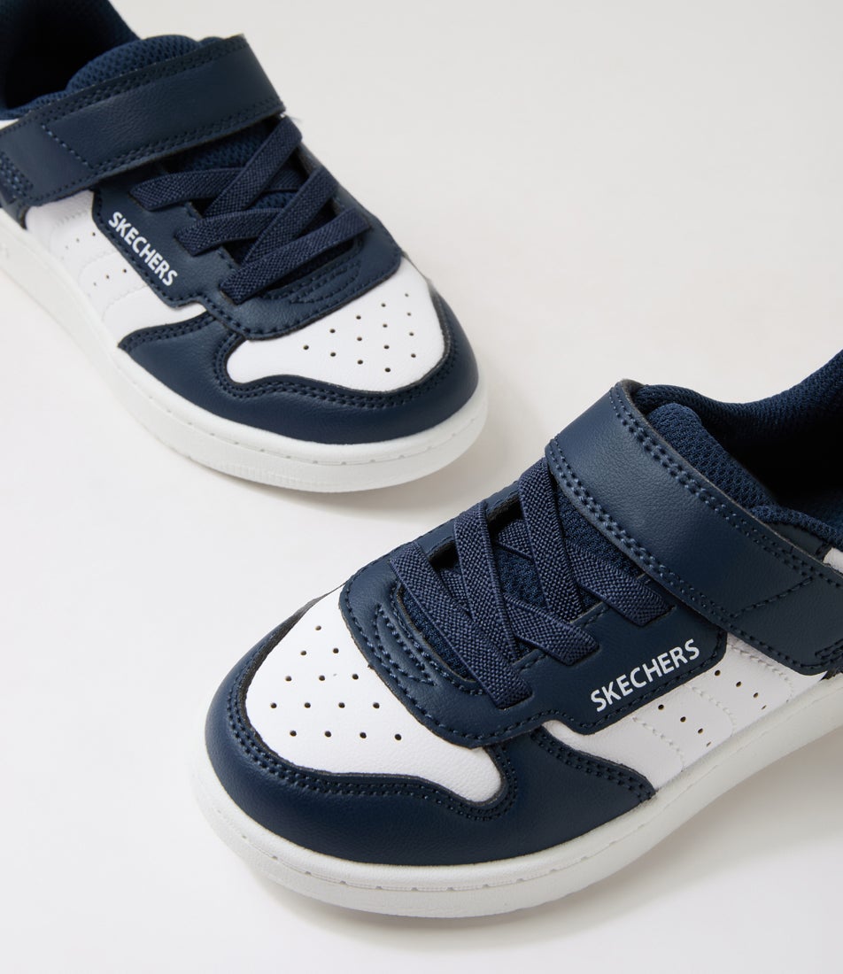 Quick Street Toddler Navy White Sneakers Quick Street Toddler Navy White Sneakers