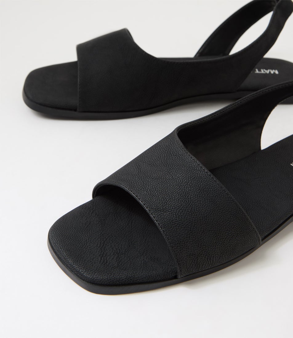 Arlet Black Pu Sandals