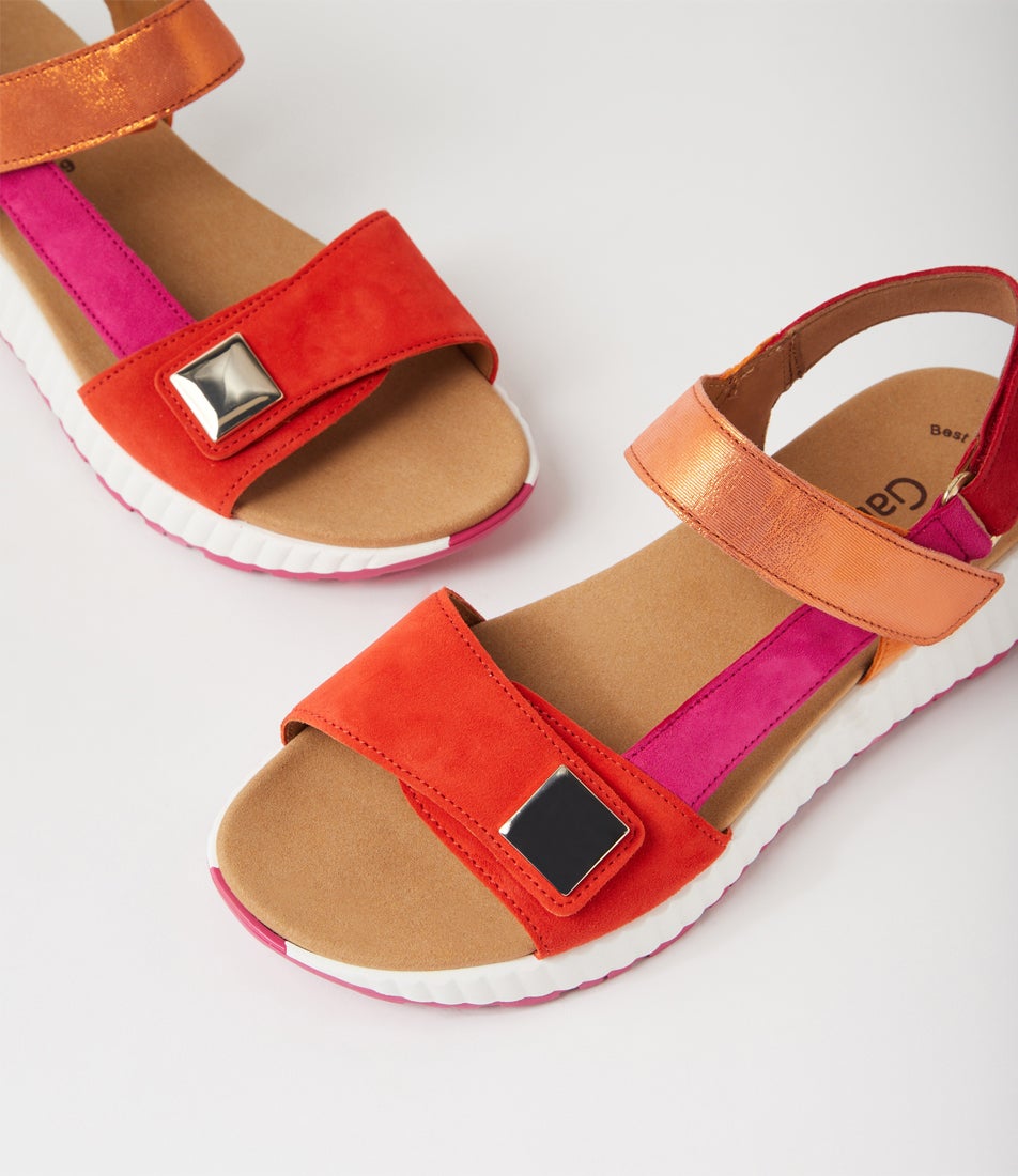 Cove Pumpkin Kombi Leather Sandals