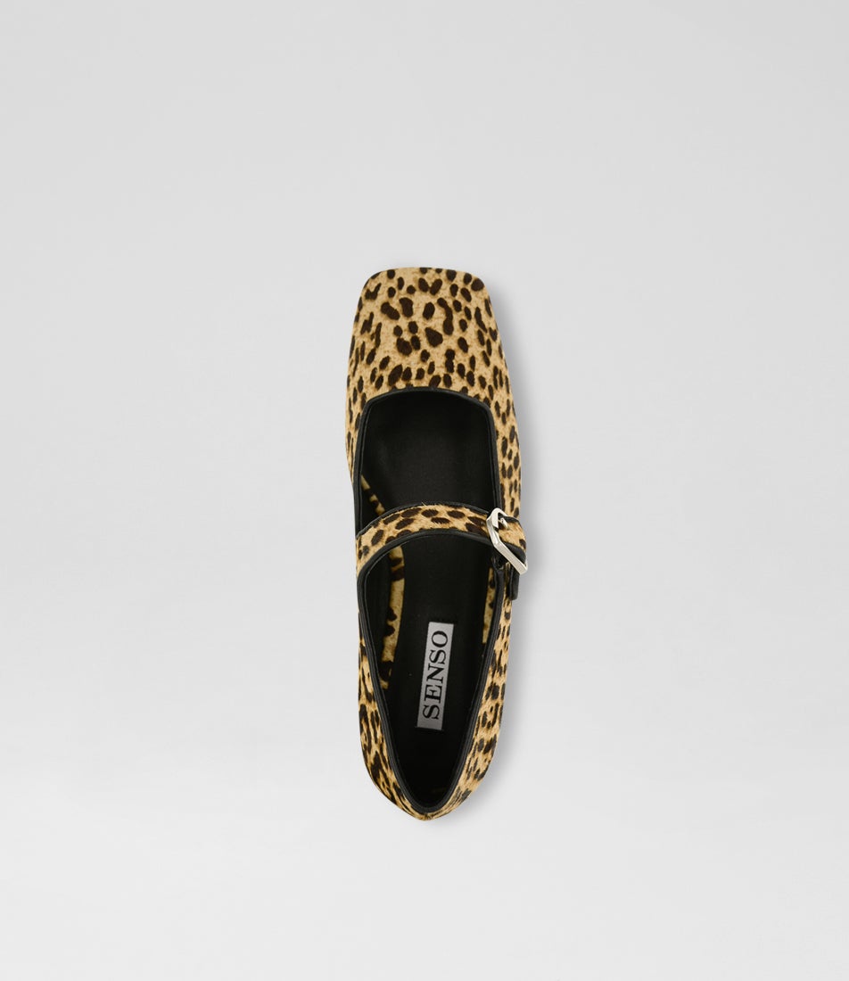Binky Iv Leopard Pony Flat Shoes