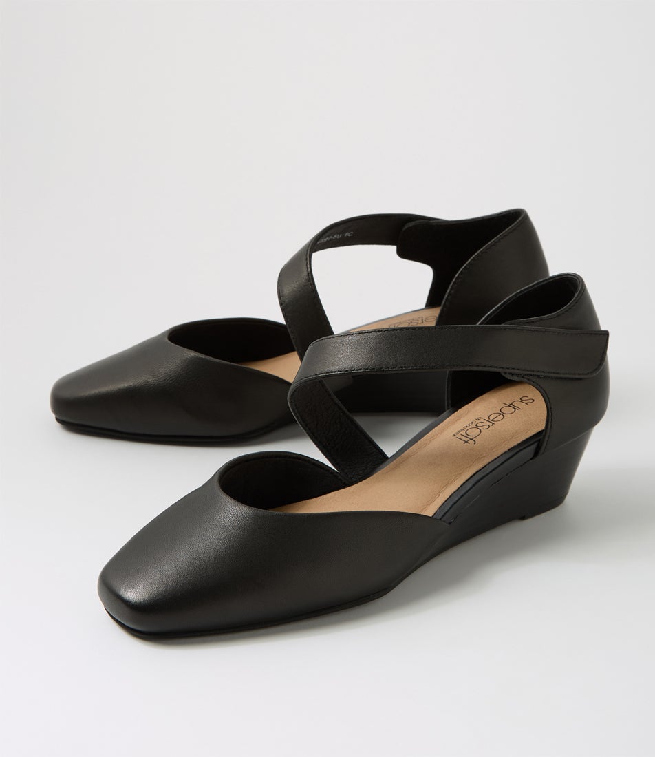 Sagie2 Black Leather Heels Sagie2 Black Leather Heels