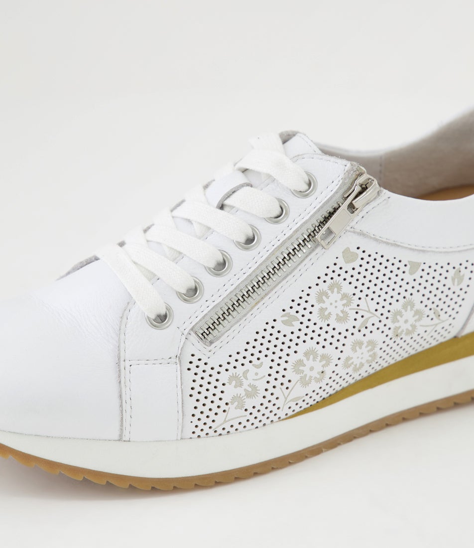 Voxie White Leather Sneakers Voxie White Leather Sneakers
