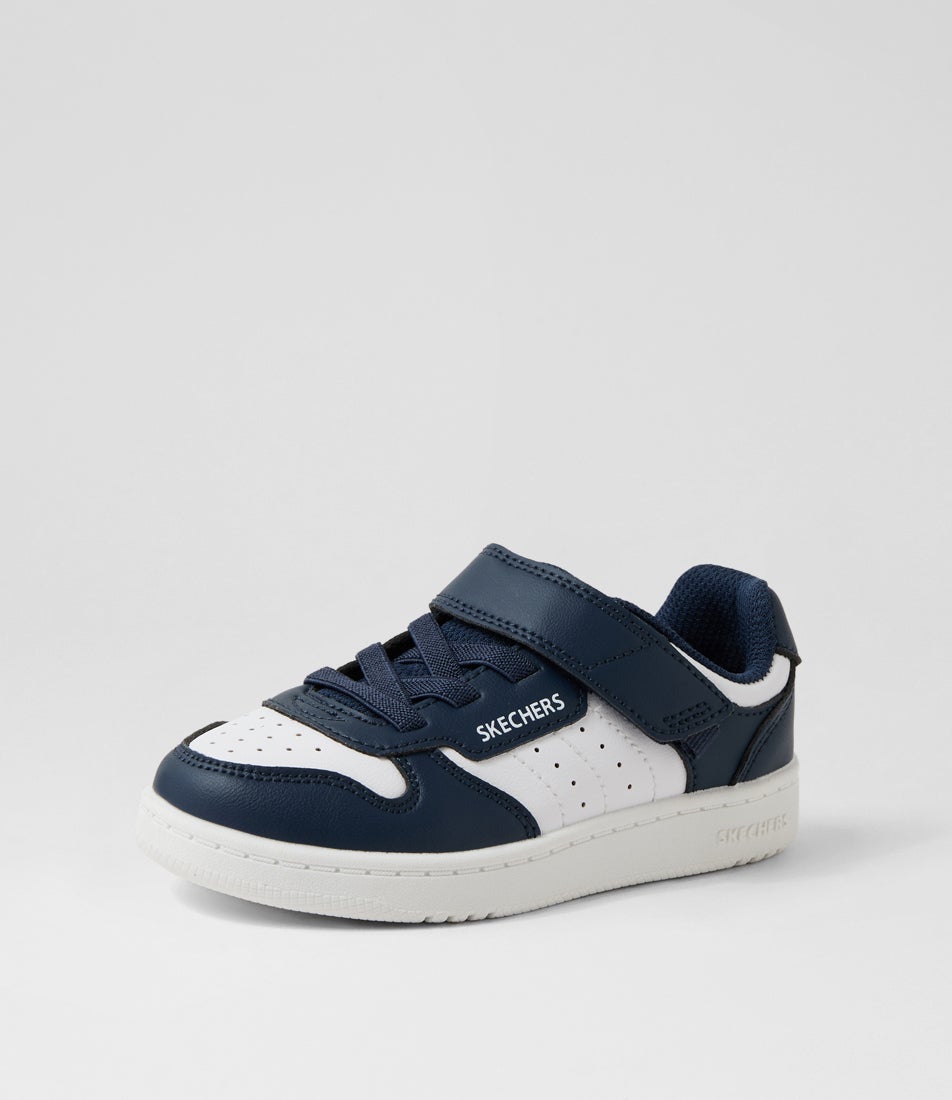 Quick Street Toddler Navy White Sneakers Quick Street Toddler Navy White Sneakers