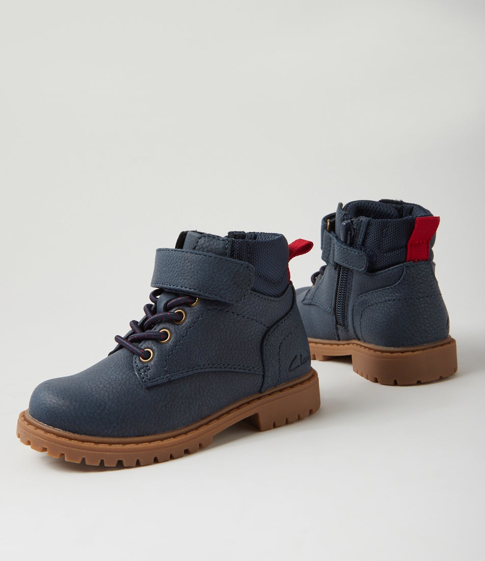 Rowan Toddler Navy Ankle Boots