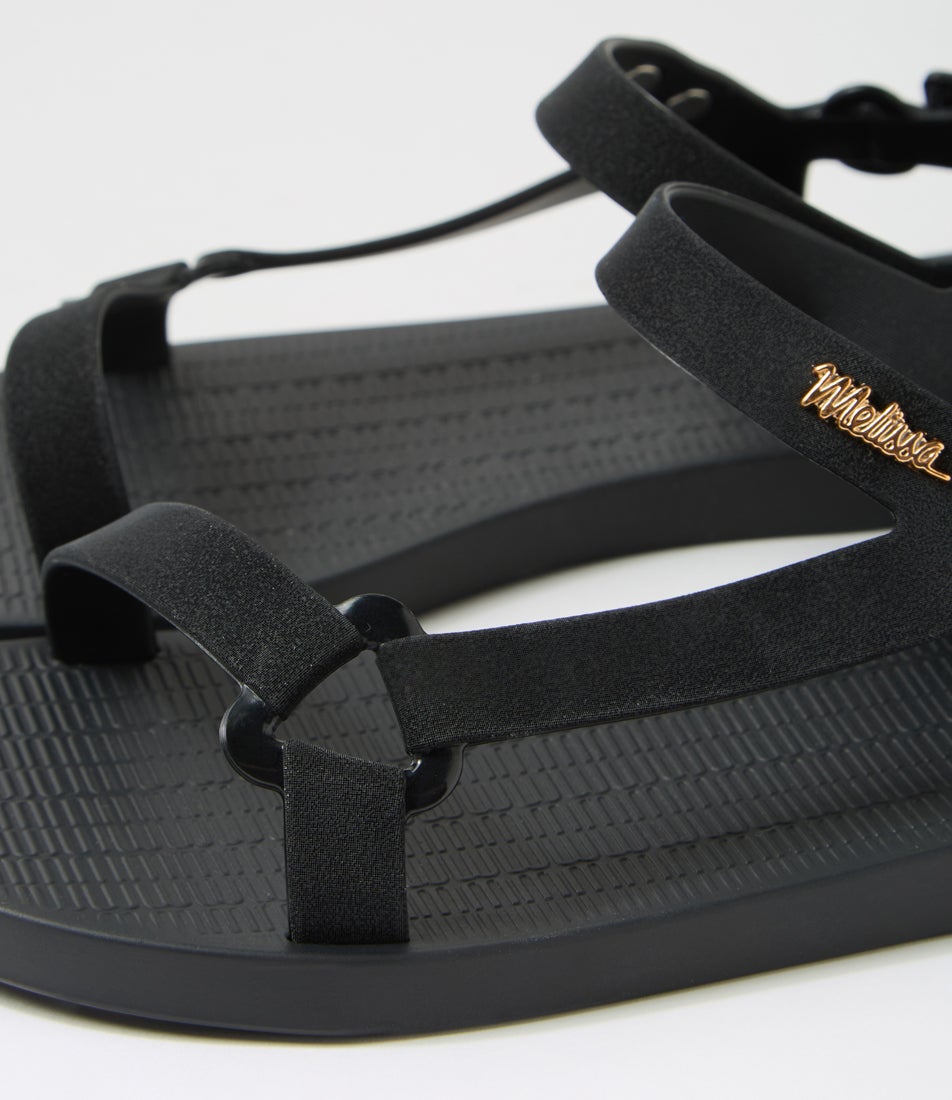 Melissa Sun Downtown Ad My Black Pvc Sandals