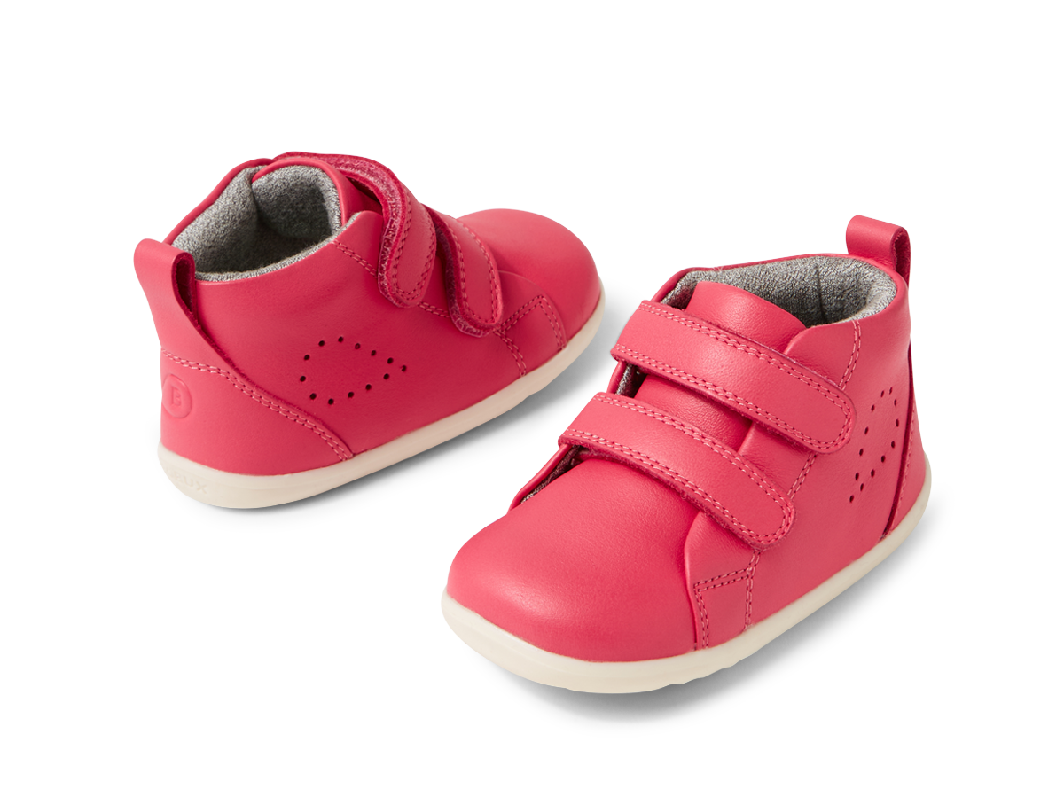 Su Grass Court High Infant Radiant Raspberry Leather Ankle Boots
