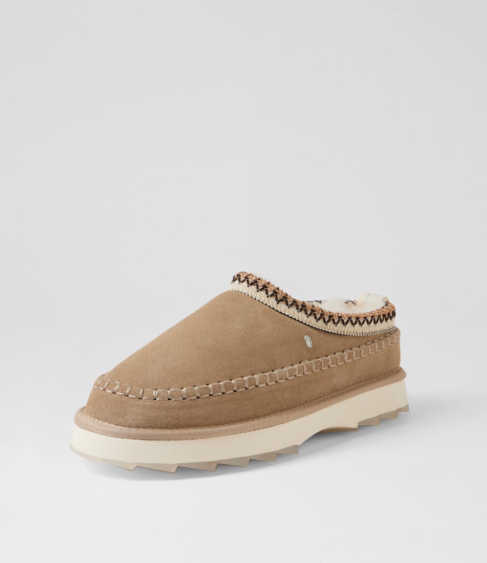 Sharky Adventure Sand Suede Slippers
