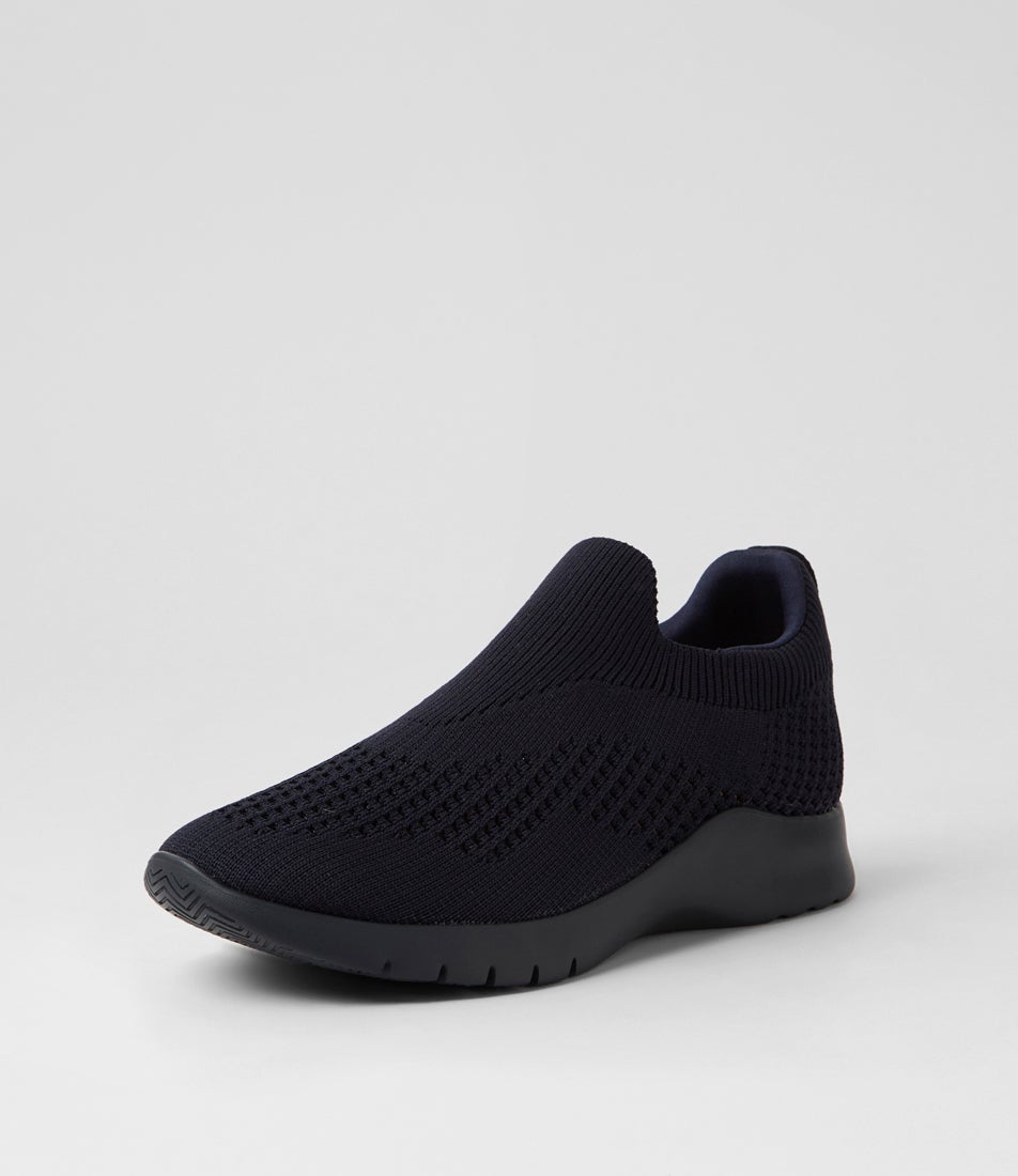 Perf Xw Navy Knit Sneakers