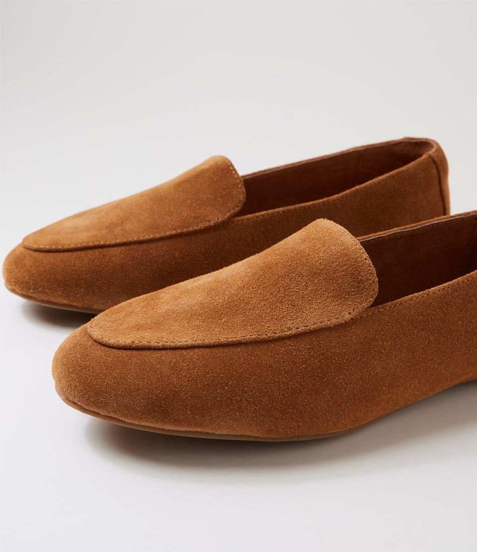 Drew Loafer Tan Suede Loafers