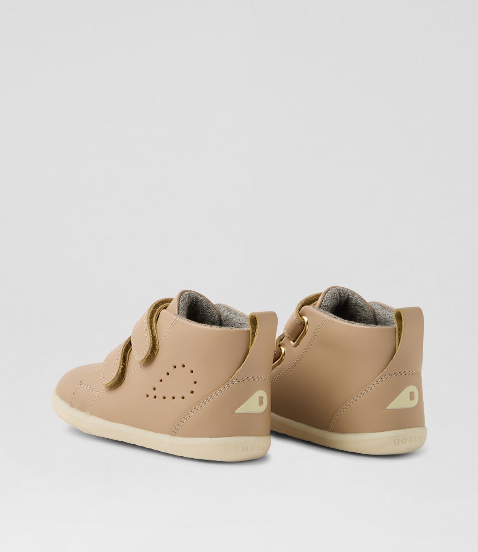 Su Grass Court High Infant Warm Taupe Leather Ankle Boots