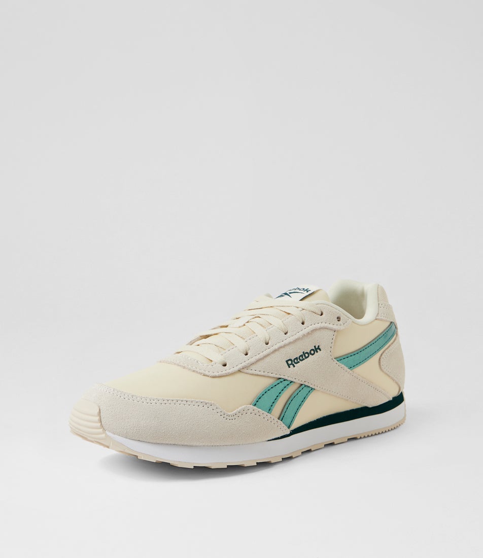 Glide Low W Alabaster Metallic Green Sneakers