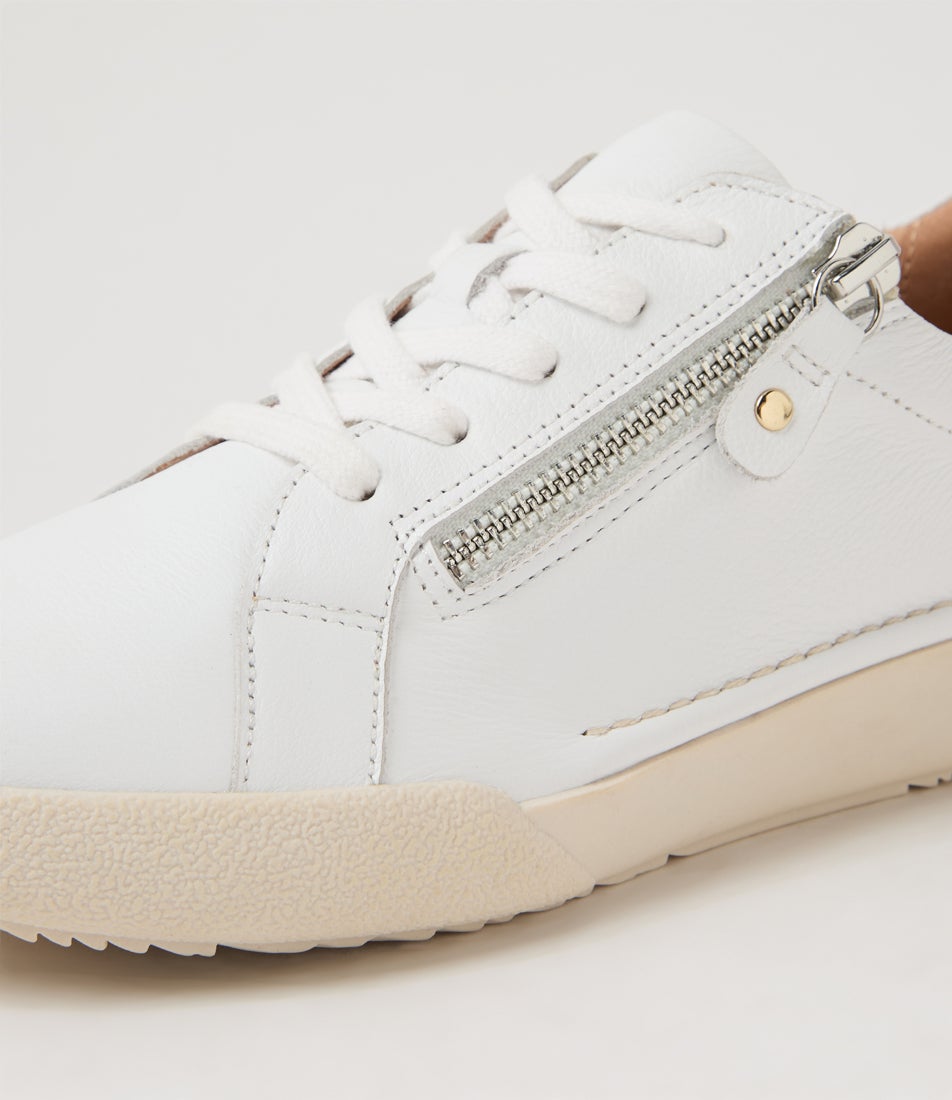 Yannas Off White Leather Sneakers Yannas Off White Leather Sneakers