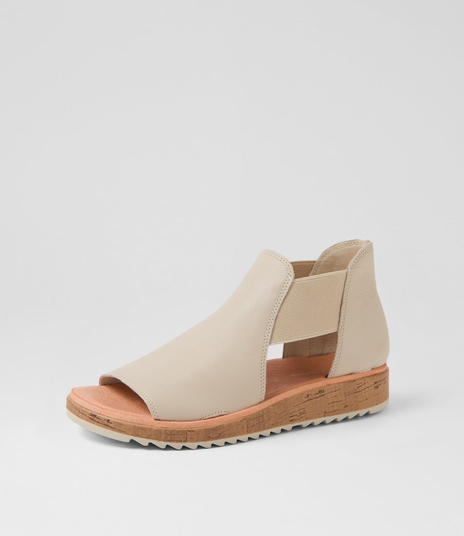 Oddat Vanilla Almond Leather Sandals