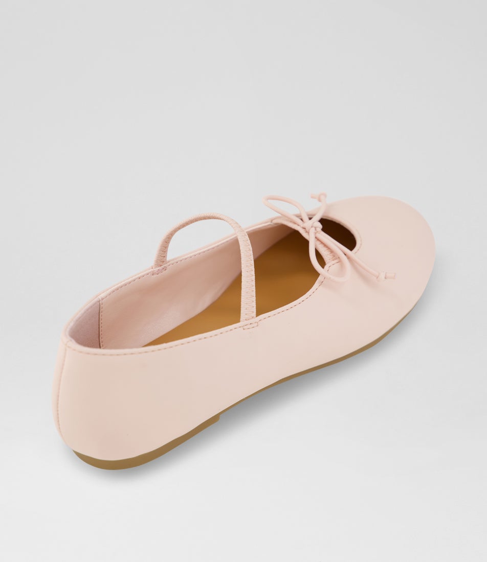 Clover Junior Peach Blush Flat Shoes