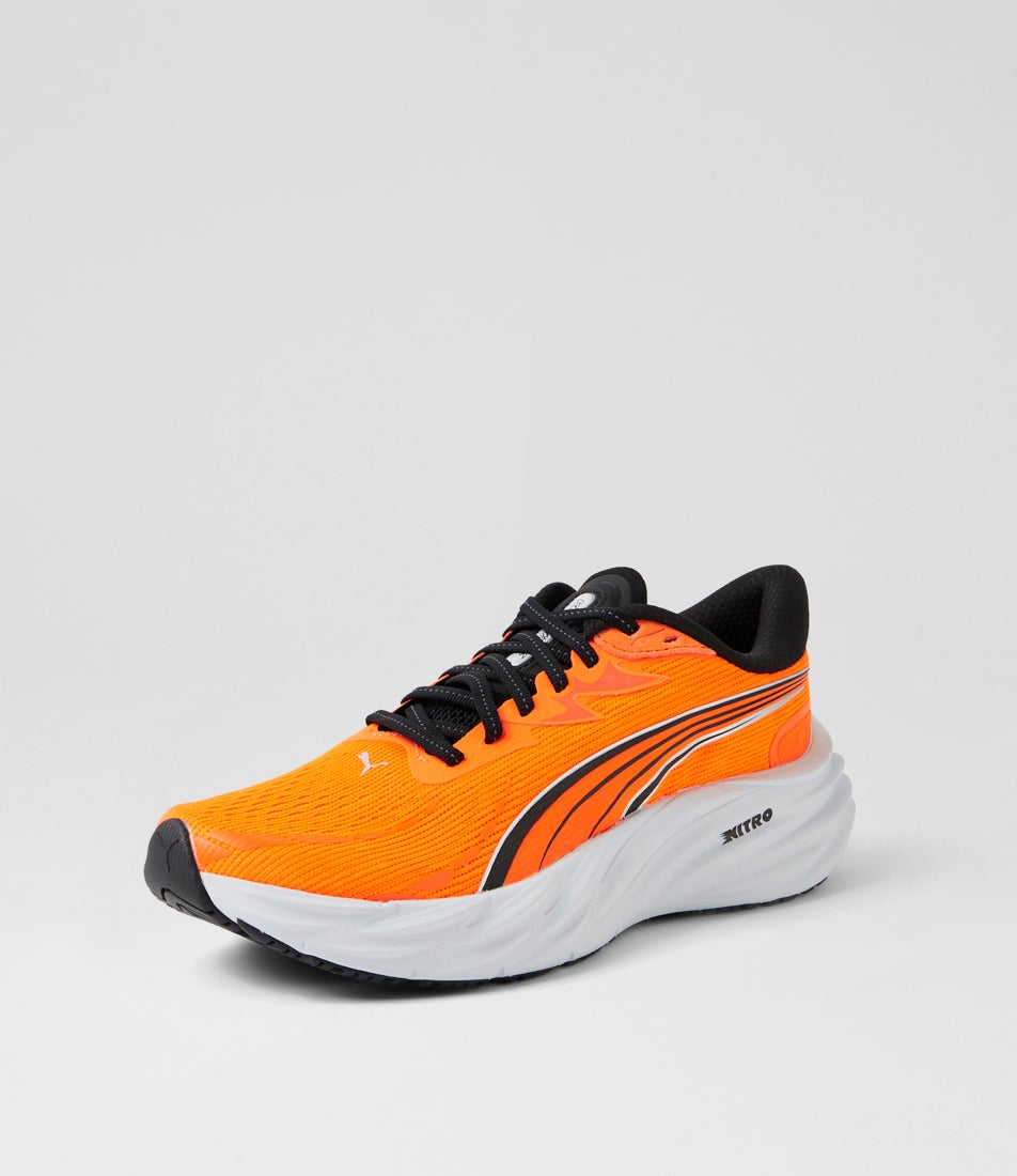Velocity Nitro 4 M Heat Fire Black Mesh Sneakers