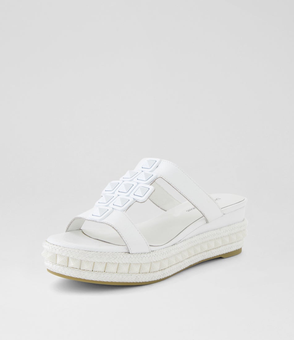 Maija White Leather Sandals Maija White Leather Sandals