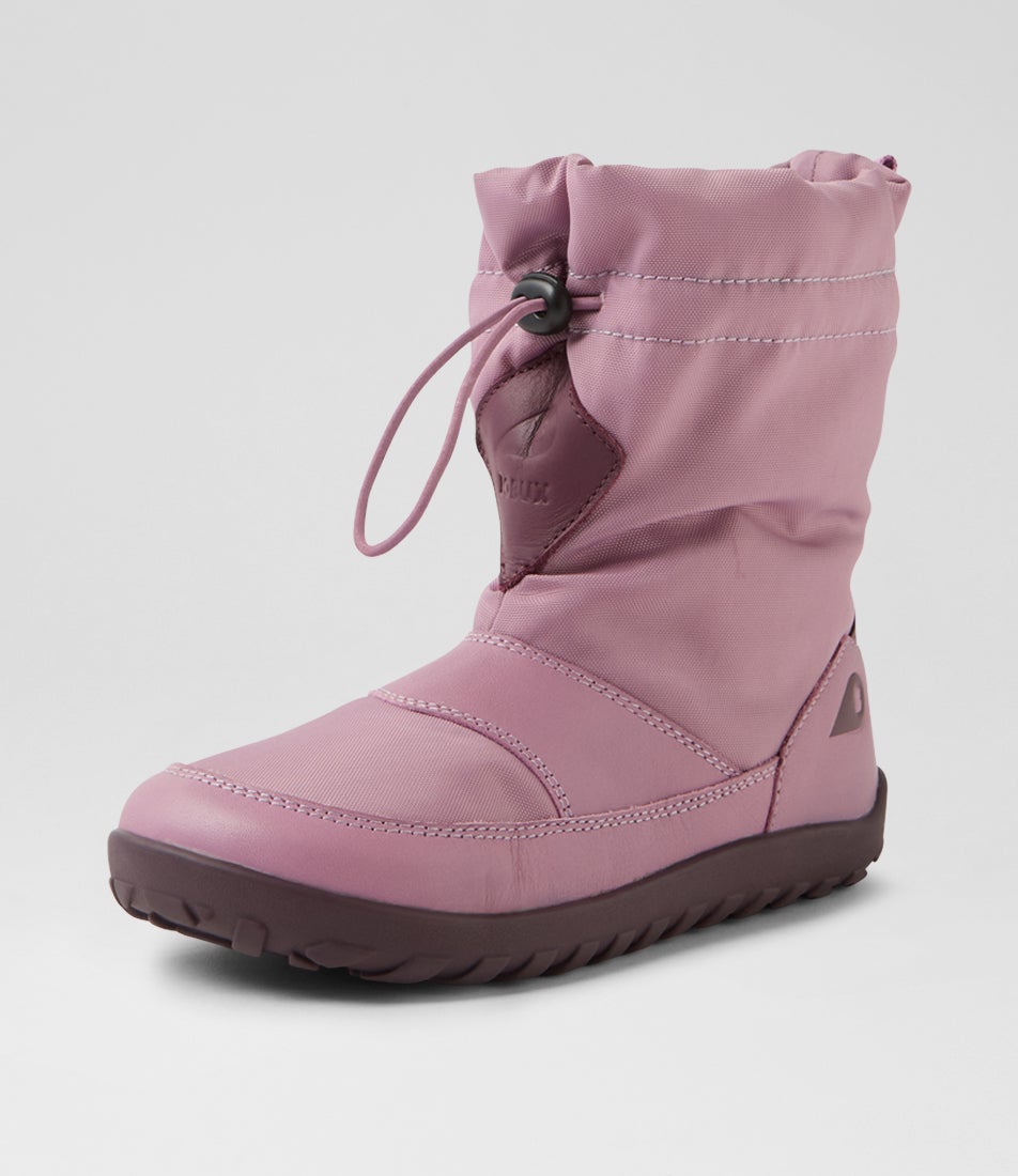 Kp Paden Waterproof Junior Lilas Leather Ankle Boots