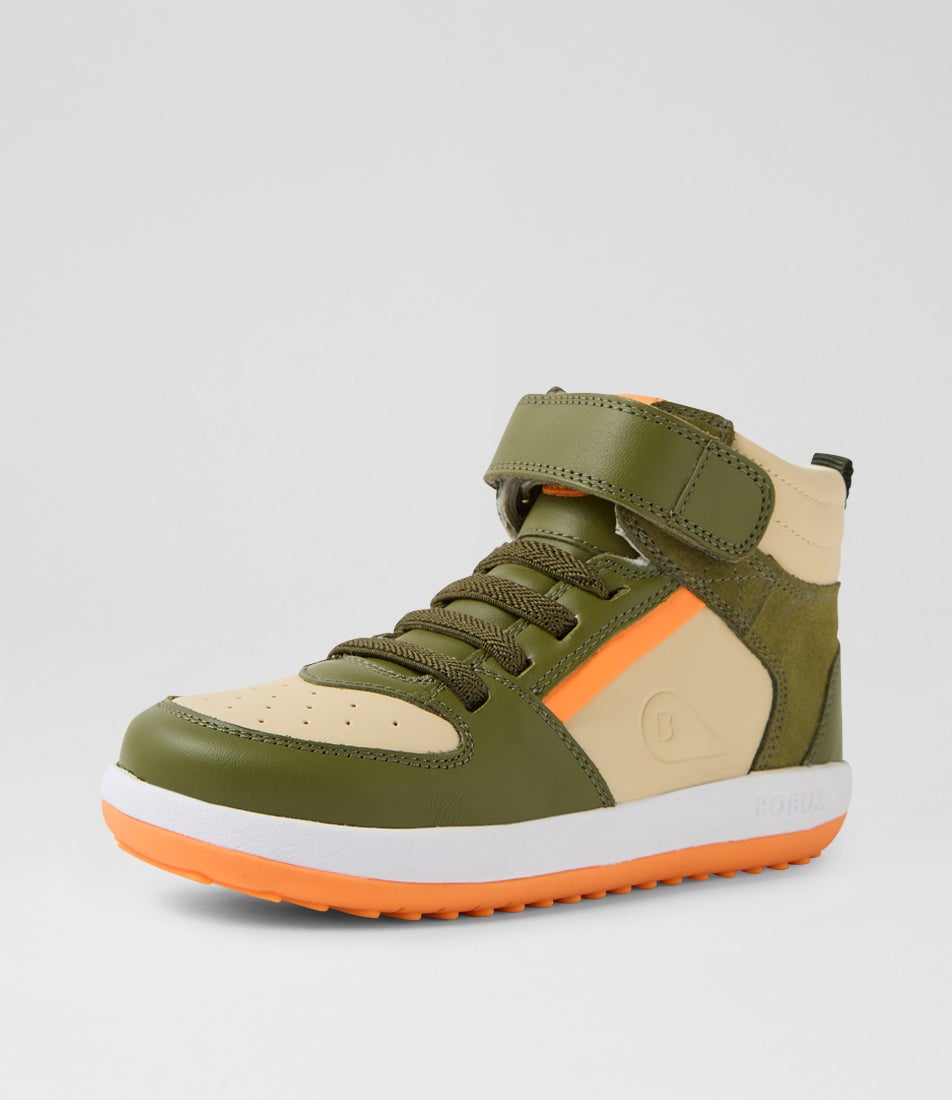 Kp Topspin Junior Sea Kelp Woodash Leather Ankle Boots