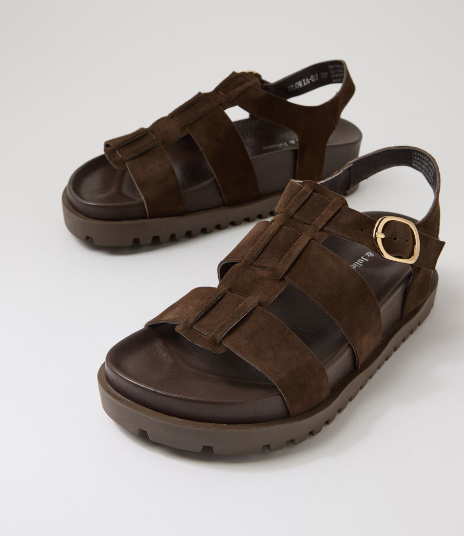 Uloria Choc Suede Sandals