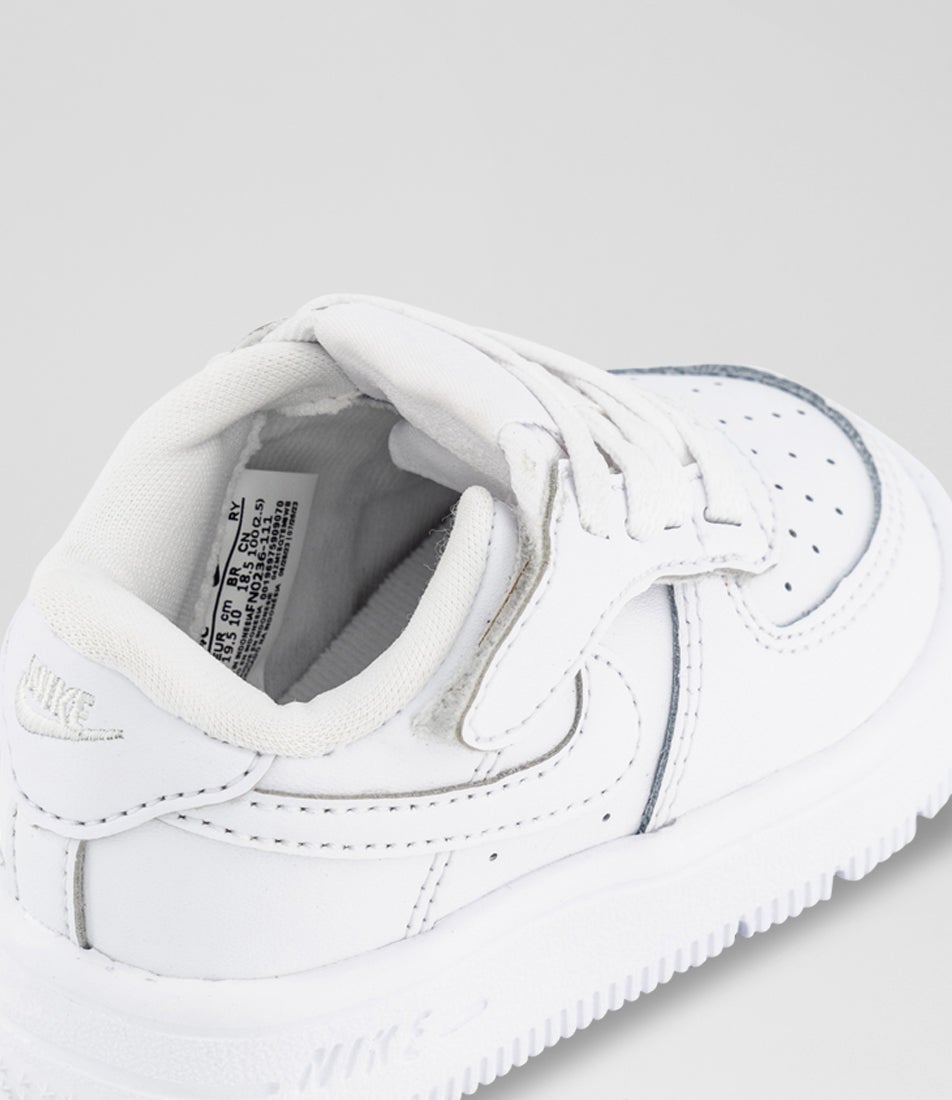 Air Force 1 Easy On Toddler White Leather Sneakers