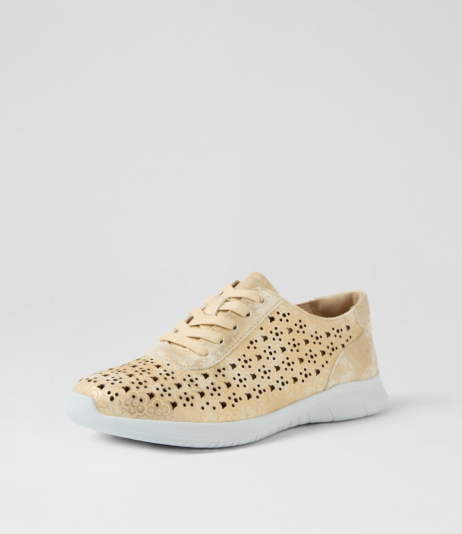 Friella Xf Smudge Metal Leather Sneakers
