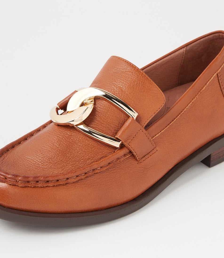 Molys Xw Tan Leather Loafers