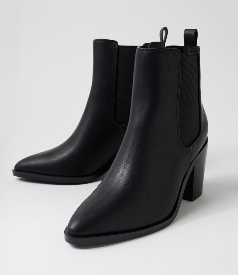 Bellina Black Ankle Boots