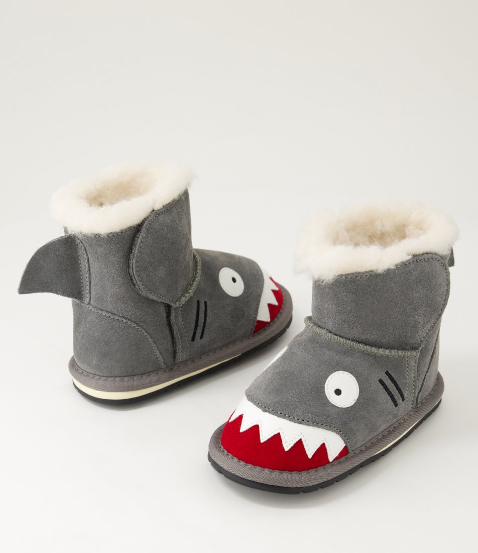 Shark Infant Putty Suede Ankle Boots