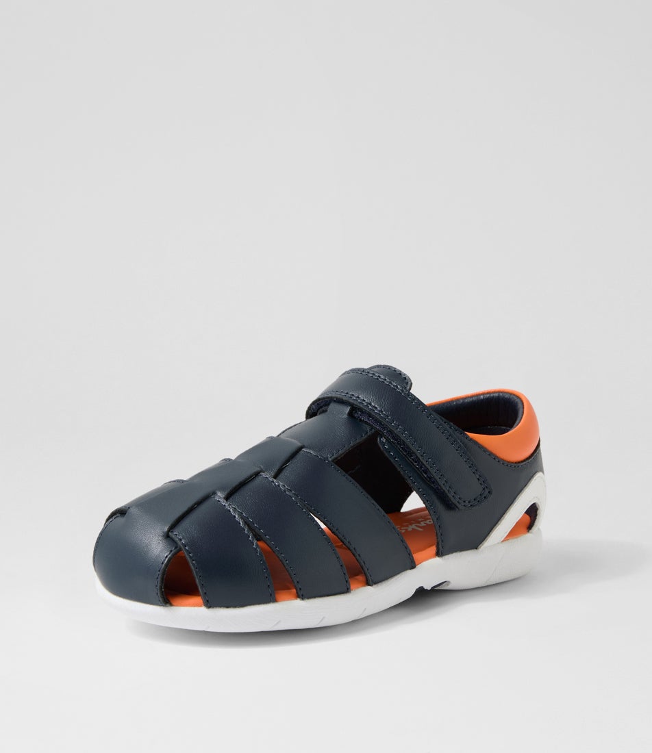 Sonny Toddler Navy Multi Leather Sandals