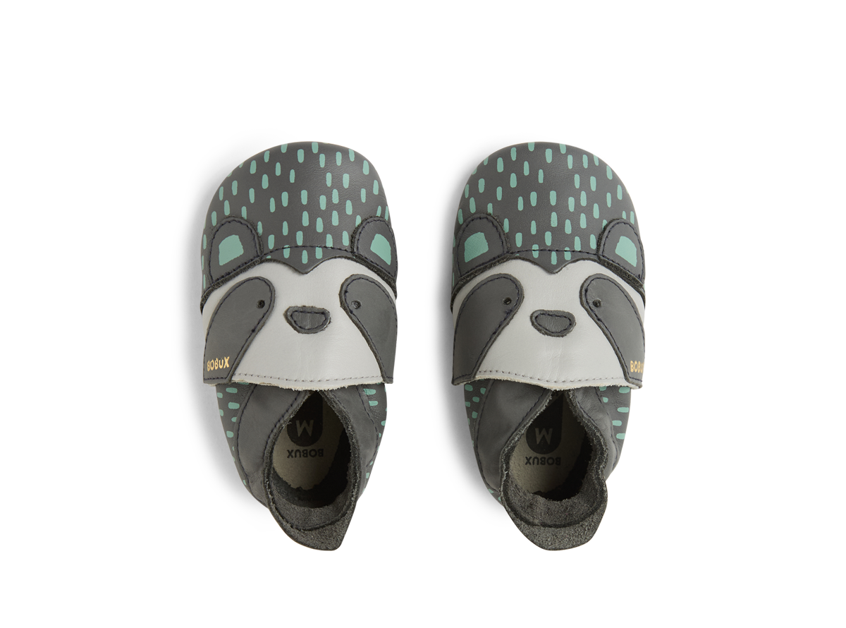Ss Rascal Infant Charcoal Leather Flat Shoes