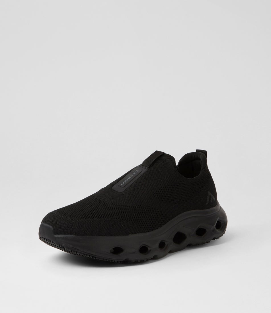 Flosa Black Mesh Sneakers