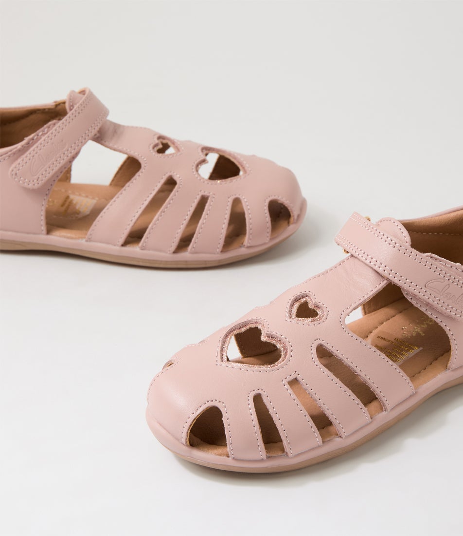 Melody Toddler Rose Leather Sandals