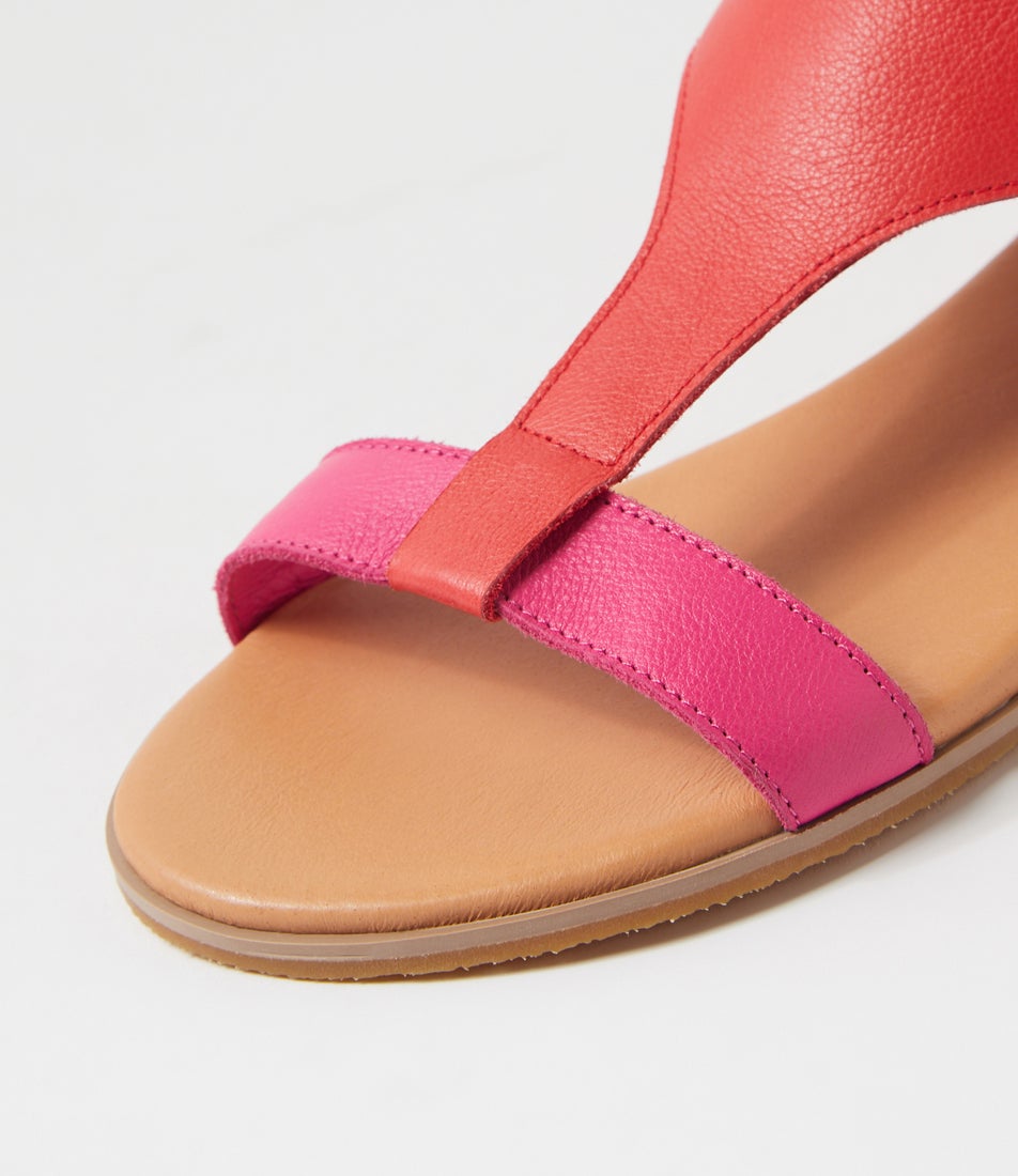 Huntlee Red Multi Sandals