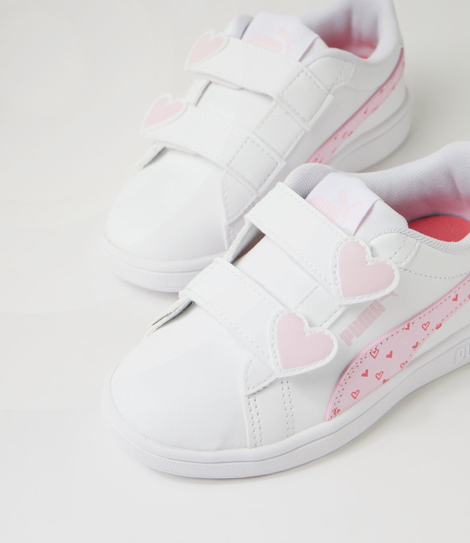 Smash 3.0 Hearty Junior White Pearl Pink Sneakers