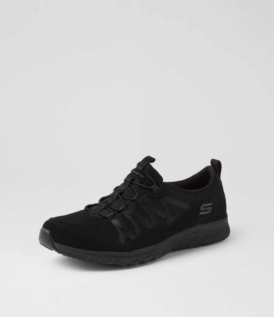 Gratis Sport Live Golden Black Fabric Sneakers