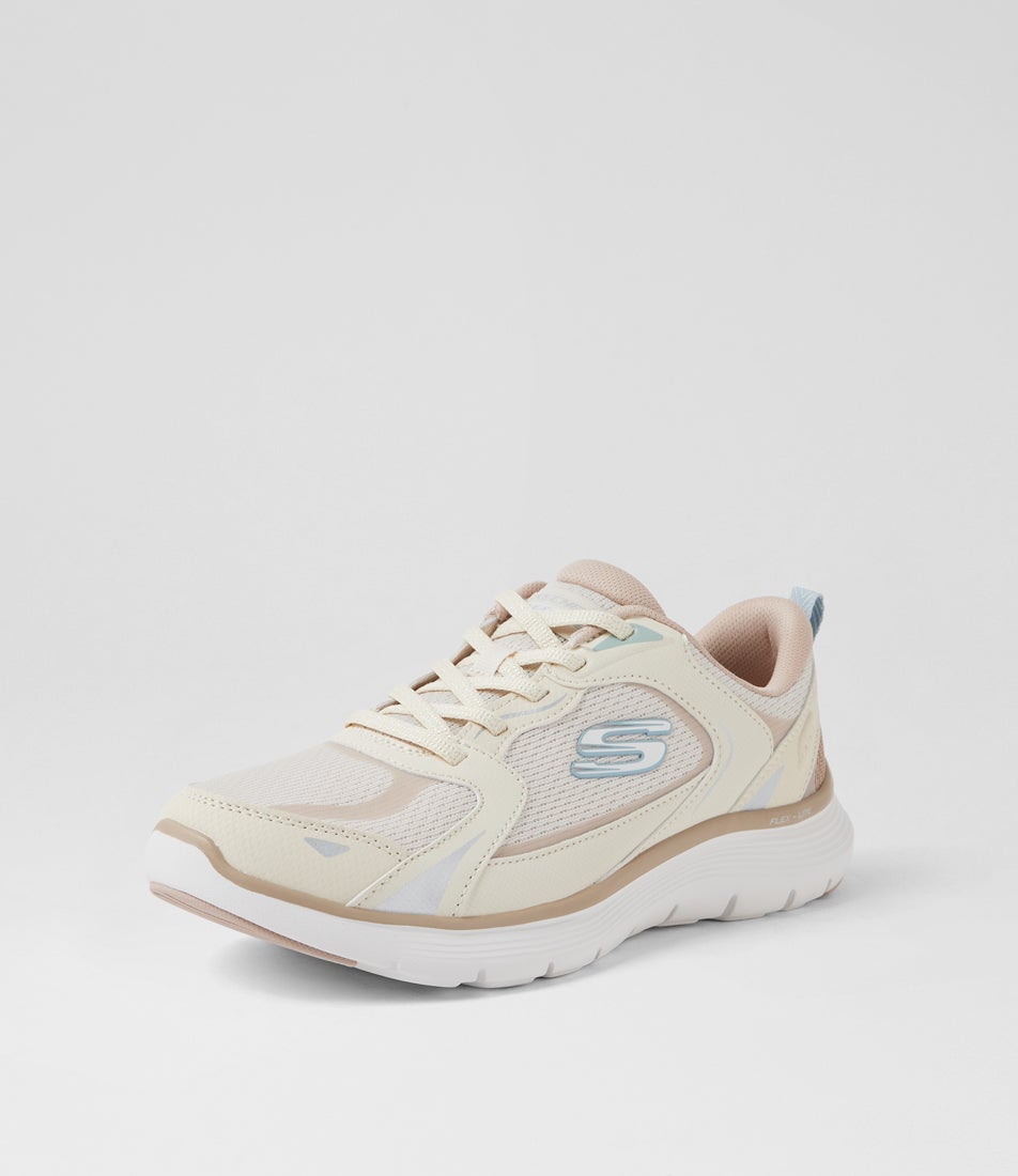 Flex Appeal 5 Natural Mesh Sneakers
