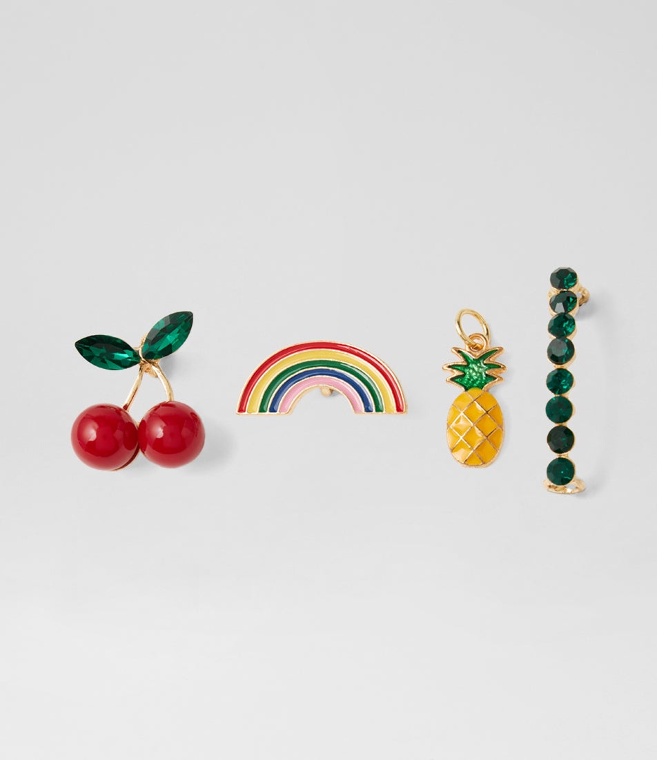 Bling Rainbow Multi Metal Charm Pack