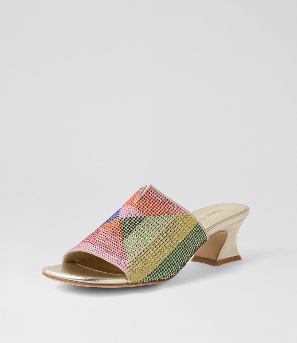 Wenz Pale Gold Multi Sandals