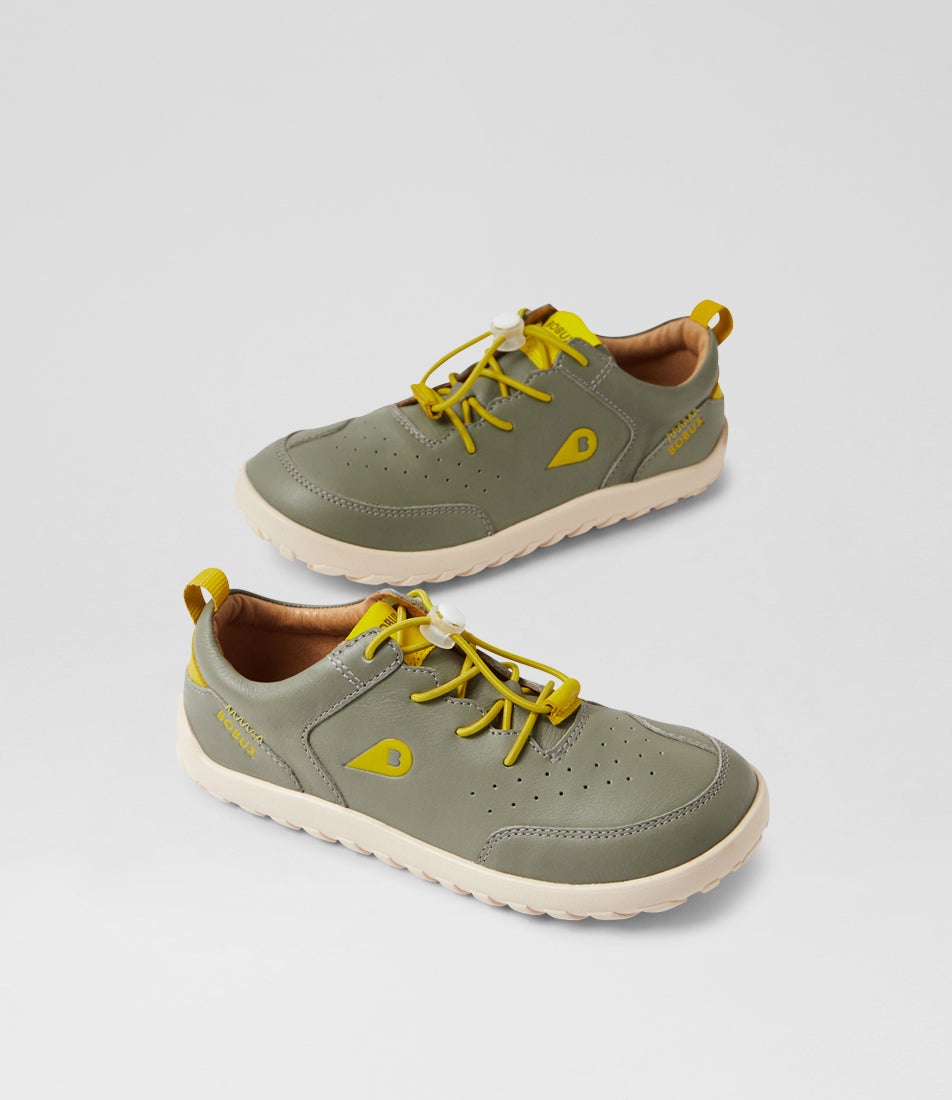 Kp Nova Junior Vetiver Leather Sneakers