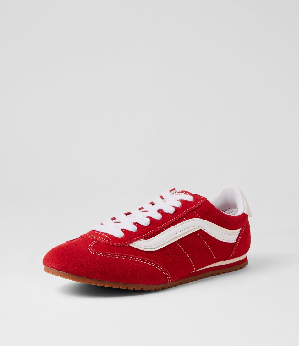 Super Lowpro W Racing Red Suede Sneakers Super Lowpro W Racing Red Suede Sneakers
