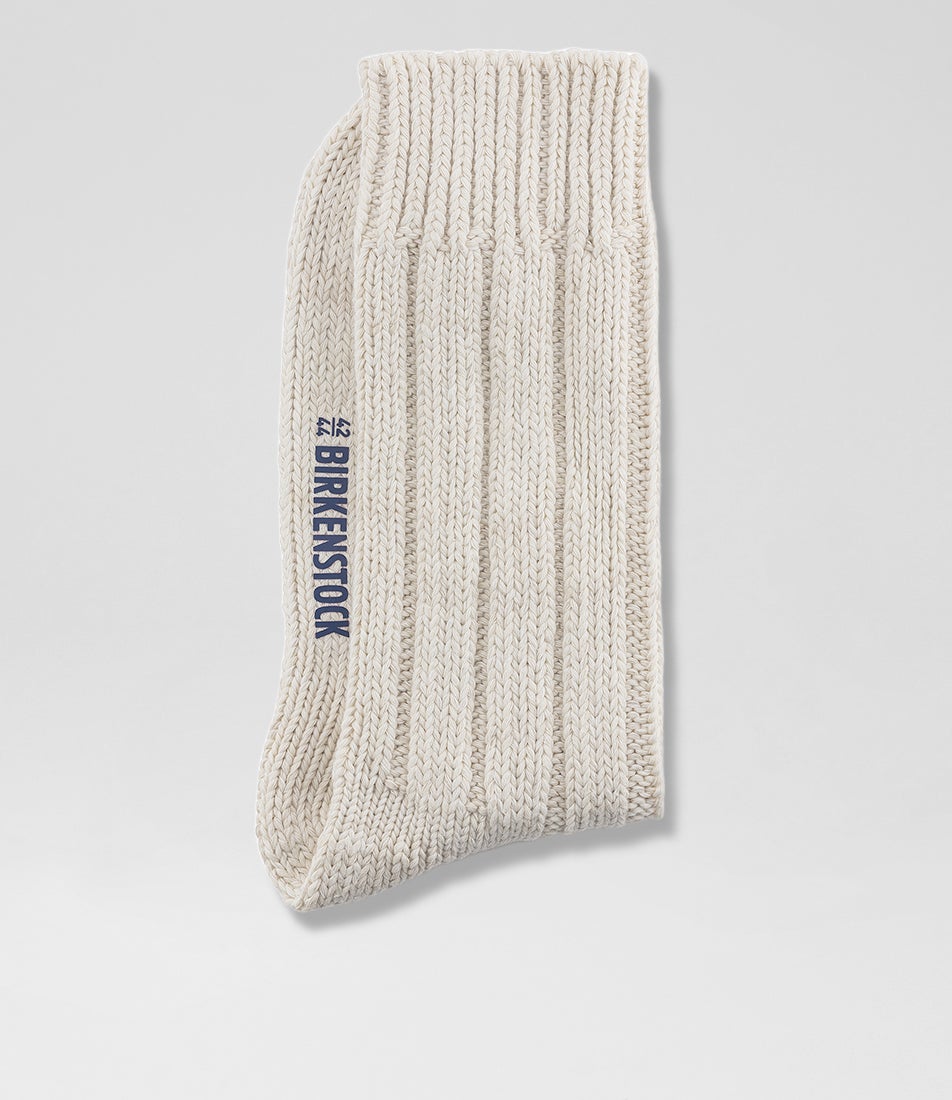Cotton Twist Off White Sock