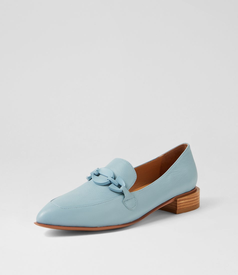Elliotts Denim Leather Loafers