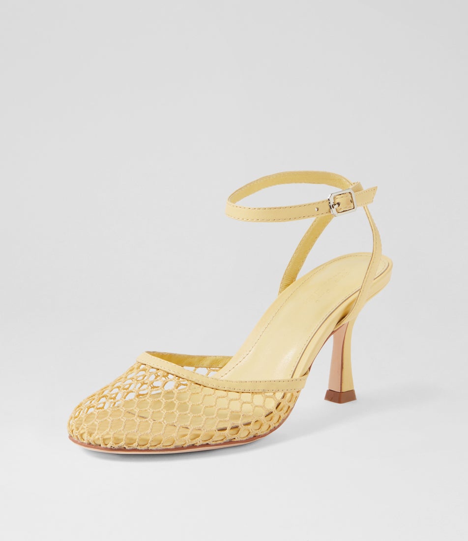 Pablo Lemon Fabric Heels