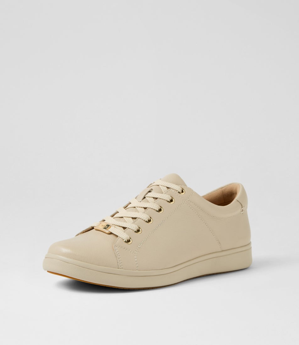 Delilah Xf Almond Leather Sneakers