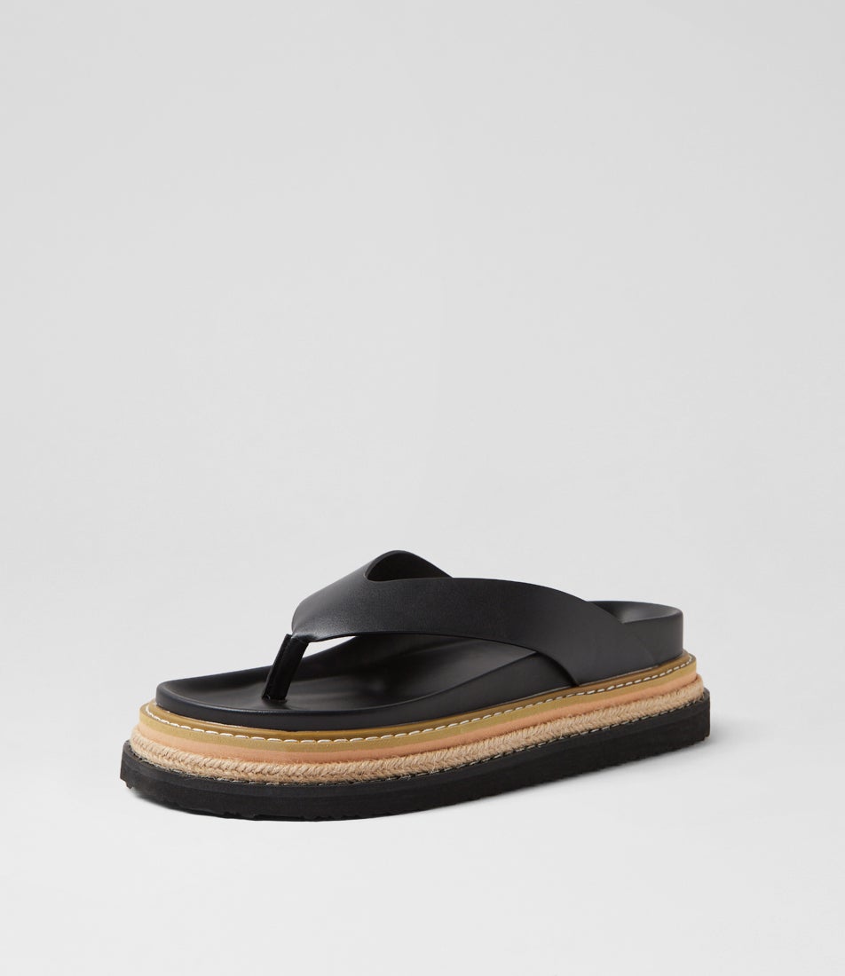 Theo Black Thongs